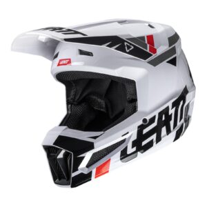 Leatt 2.5 Motocross Helmet - White - Image 2