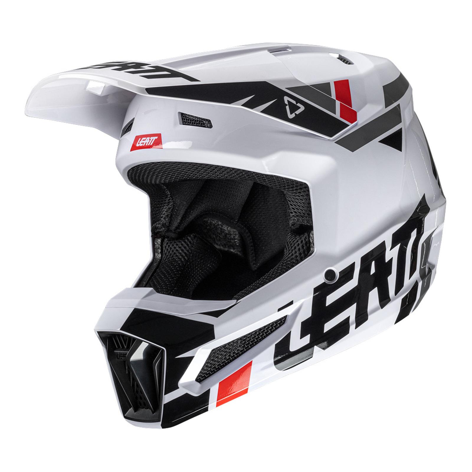 Leatt 2.5 Motocross Helmet - White - Image 2