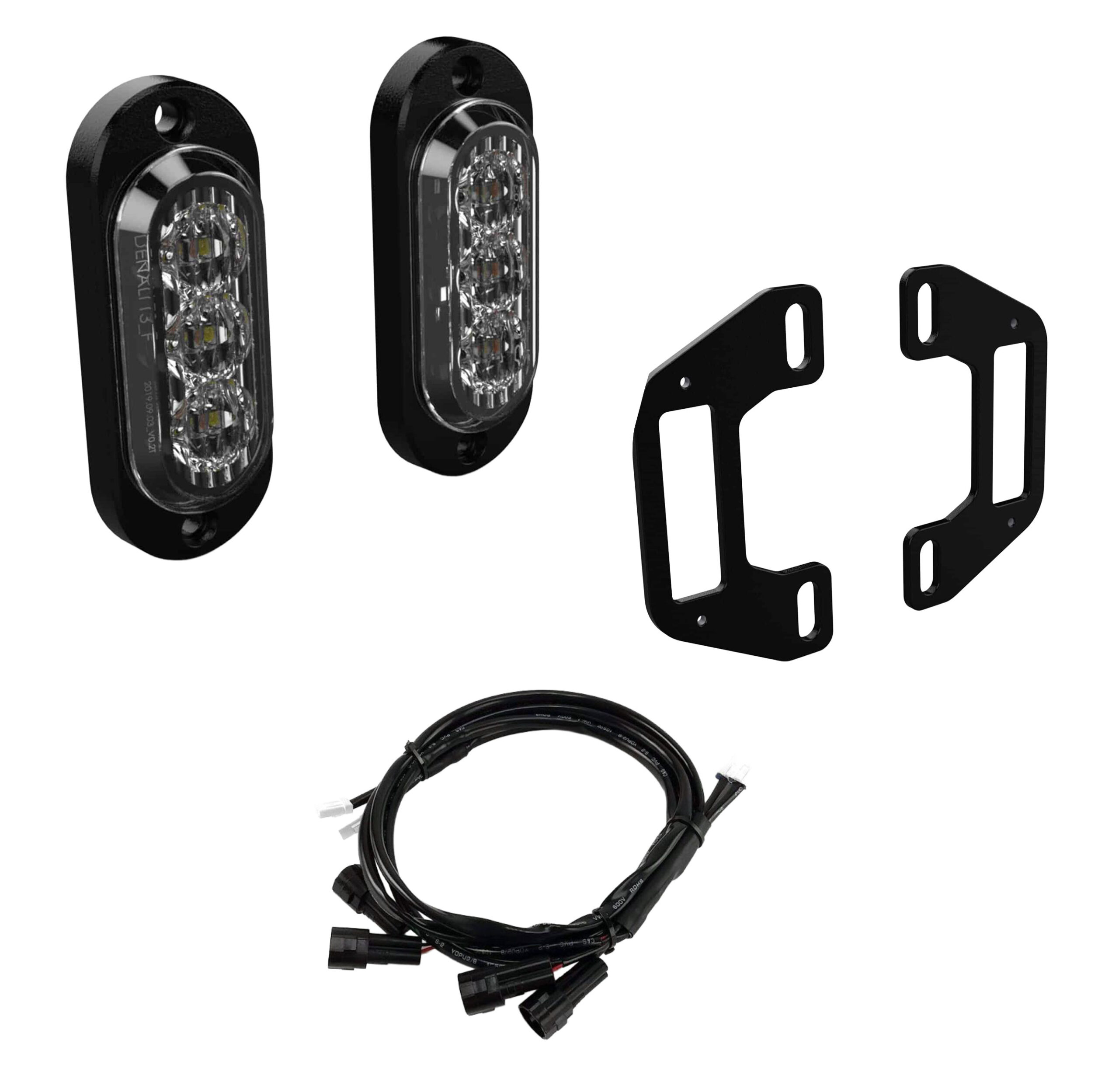 Denali T3 Rear Visibility Bundle -Yamaha Tenere 700 - Image 1
