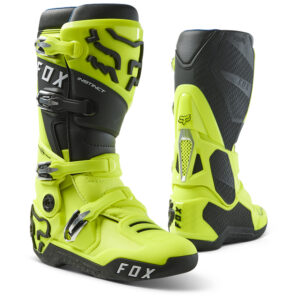 Fox Instinct Motocross Boots Flo Yellow - Image 1