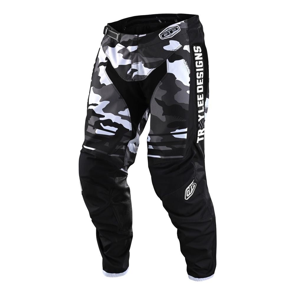 Troy Lee Designs GP Formula Motocross Pants Camo Black / Grey - Image 1