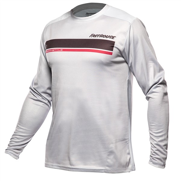 Fasthouse Impakt Cosmos Long Sleeve Jersey Light Grey - Image 1