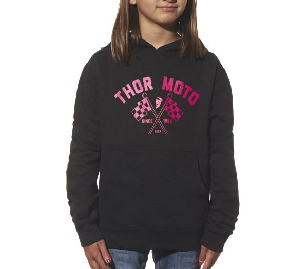Hoody Thor  Youth Girls Finish Line Black - Image 1