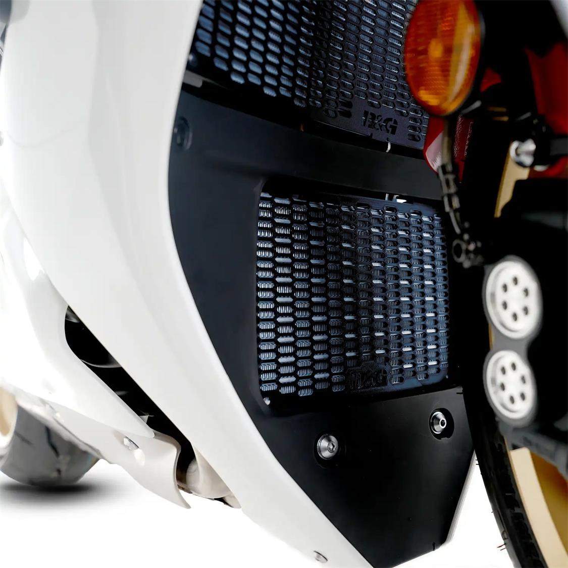 Oil Cooler Guard Yamaha Matt Dark Blue R&G - Image 1