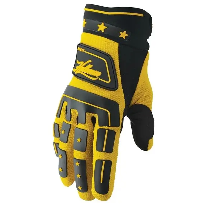 Thor Hallman Digit Motocross Gloves Black/Yellow