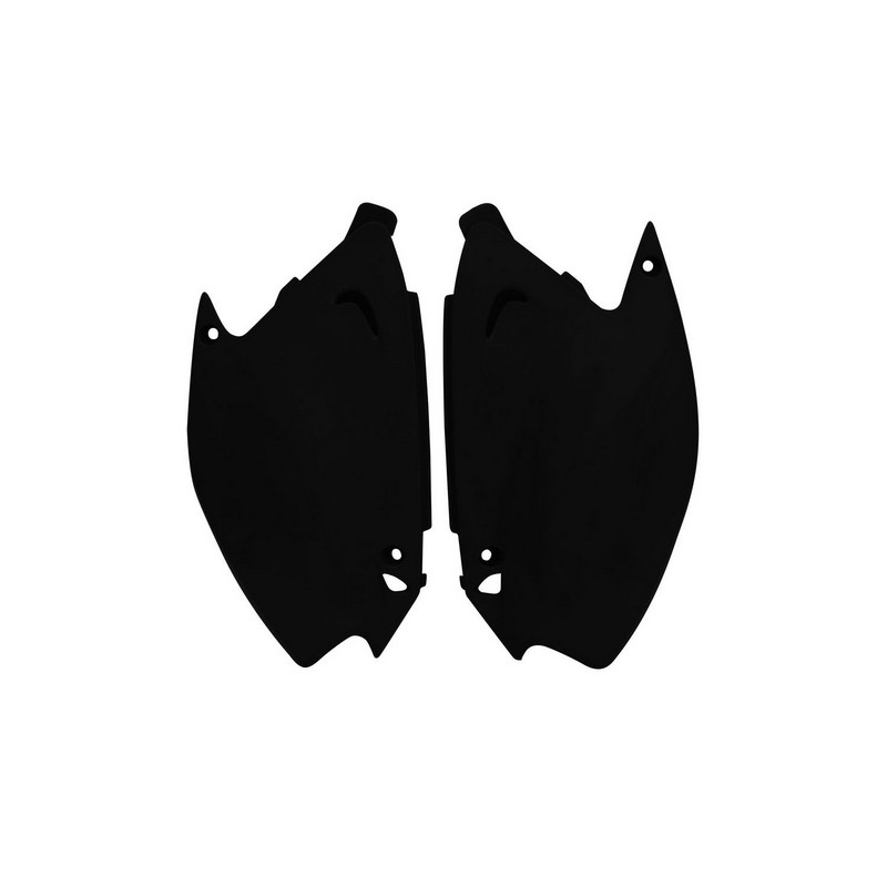SIDEPANELS RTECH KAWASAKI KX125 KX250 03-10 BLACK - Image 1
