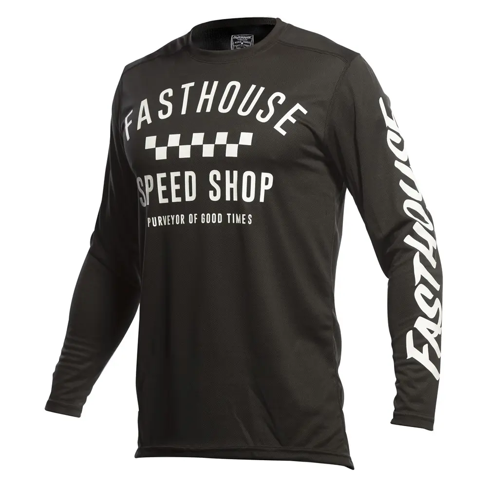 Fasthouse Carbon Motocross Jeresy Youth Black