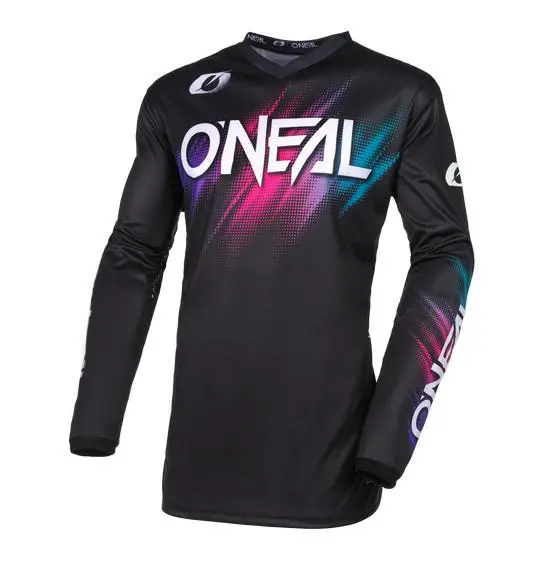Oneal Element Voltage Motocross Jersey Youth Girls Black/Pink