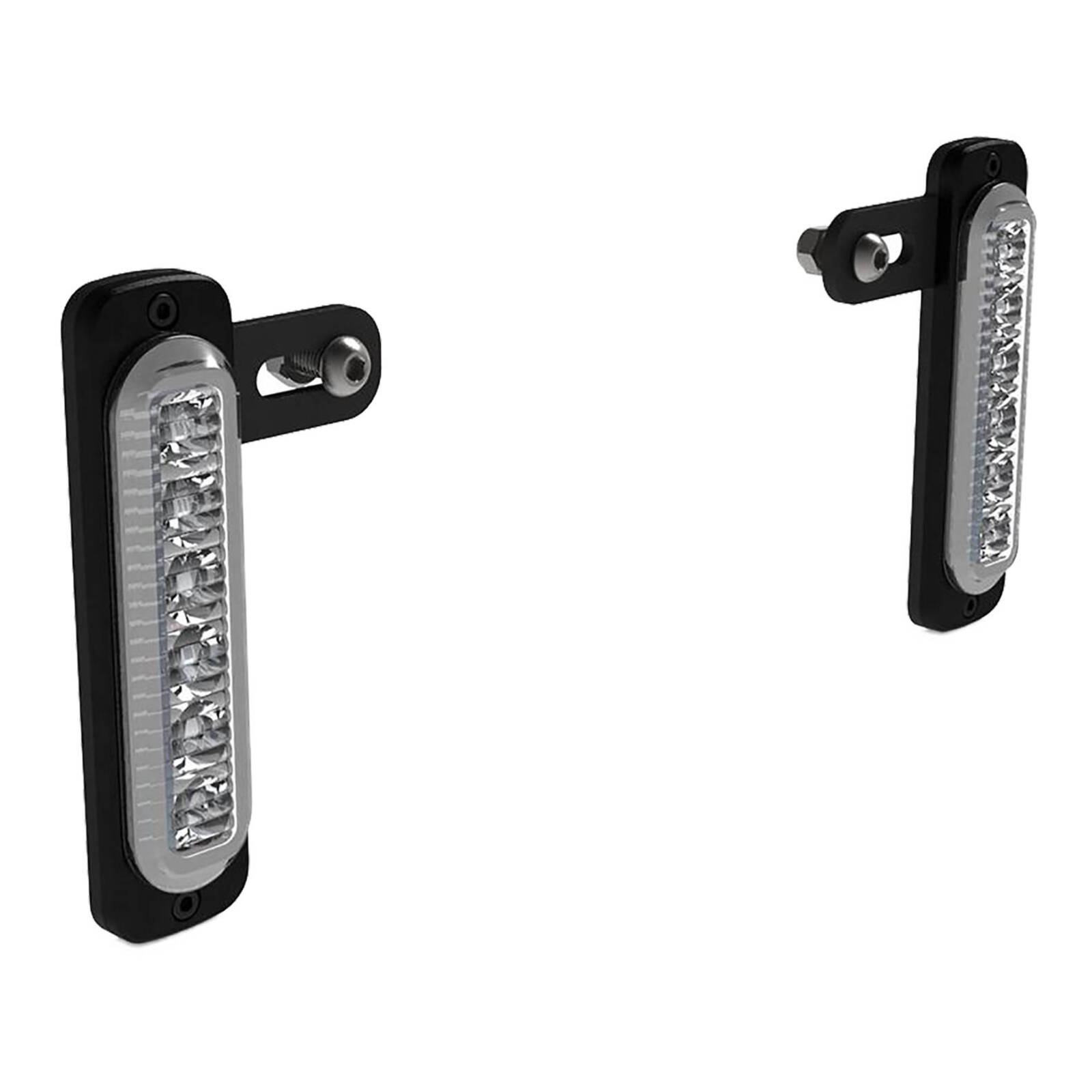 Denali DRL Amber Day Running Lights with Offset Mount Kit - Pair - Image 1