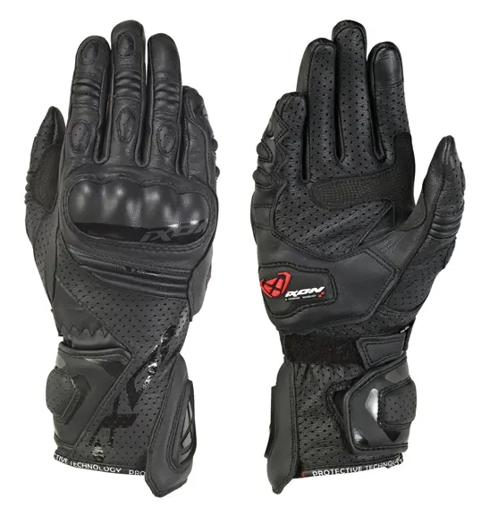 Ixon RS TEMPO AIR Sport Leather Road Gloves Ladies Black