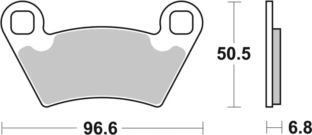 SBS 800RSI Front/Rear Brake Pads