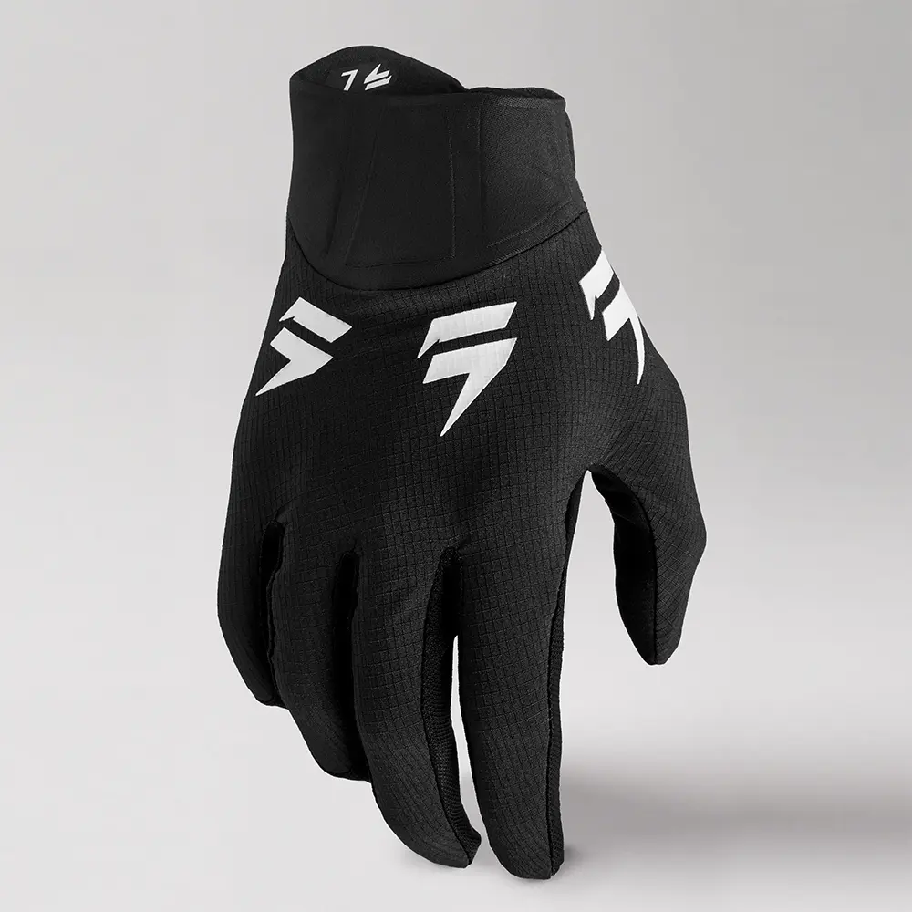Motocross Gloves Shift White Label Trac Youth Black