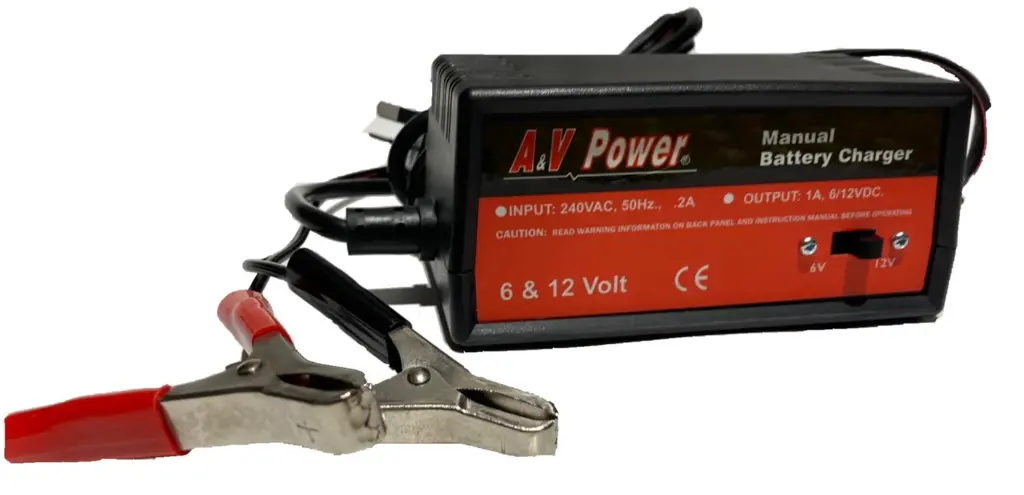 6V-12V 1.0 AMP BATTERY CHARGER 240V (REPLACED WITH DS MK7047)