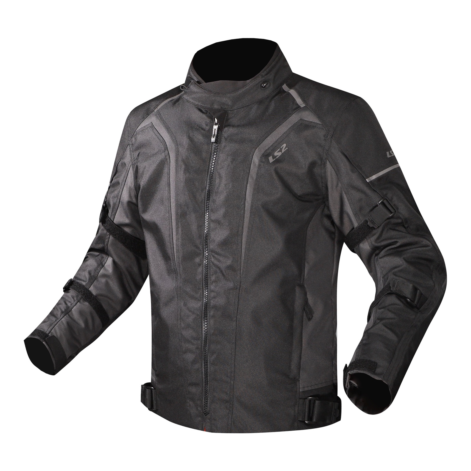 LS2 Sepang Road Jacket Ladies Black/Dark Grey - Image 1