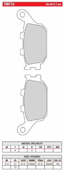 FERODO BRAKE BPADS