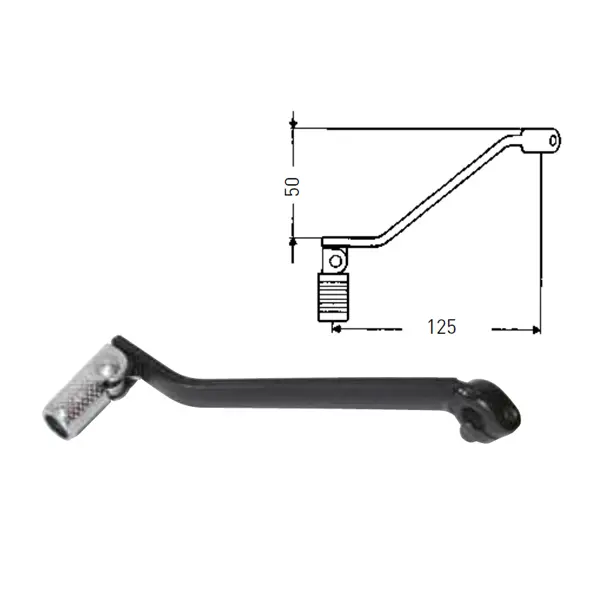 STEEL GEAR LEVER HONDA XL/XR 600 / MTX 125R / CRM 125 / CRF 230