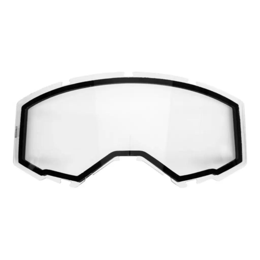 FLY '19- DUAL LENS W/O VENTS ADULT CLEAR