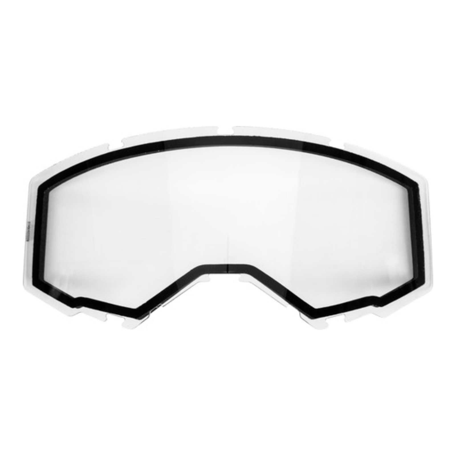 FLY '19- DUAL LENS W/O VENTS ADULT CLEAR - Image 1