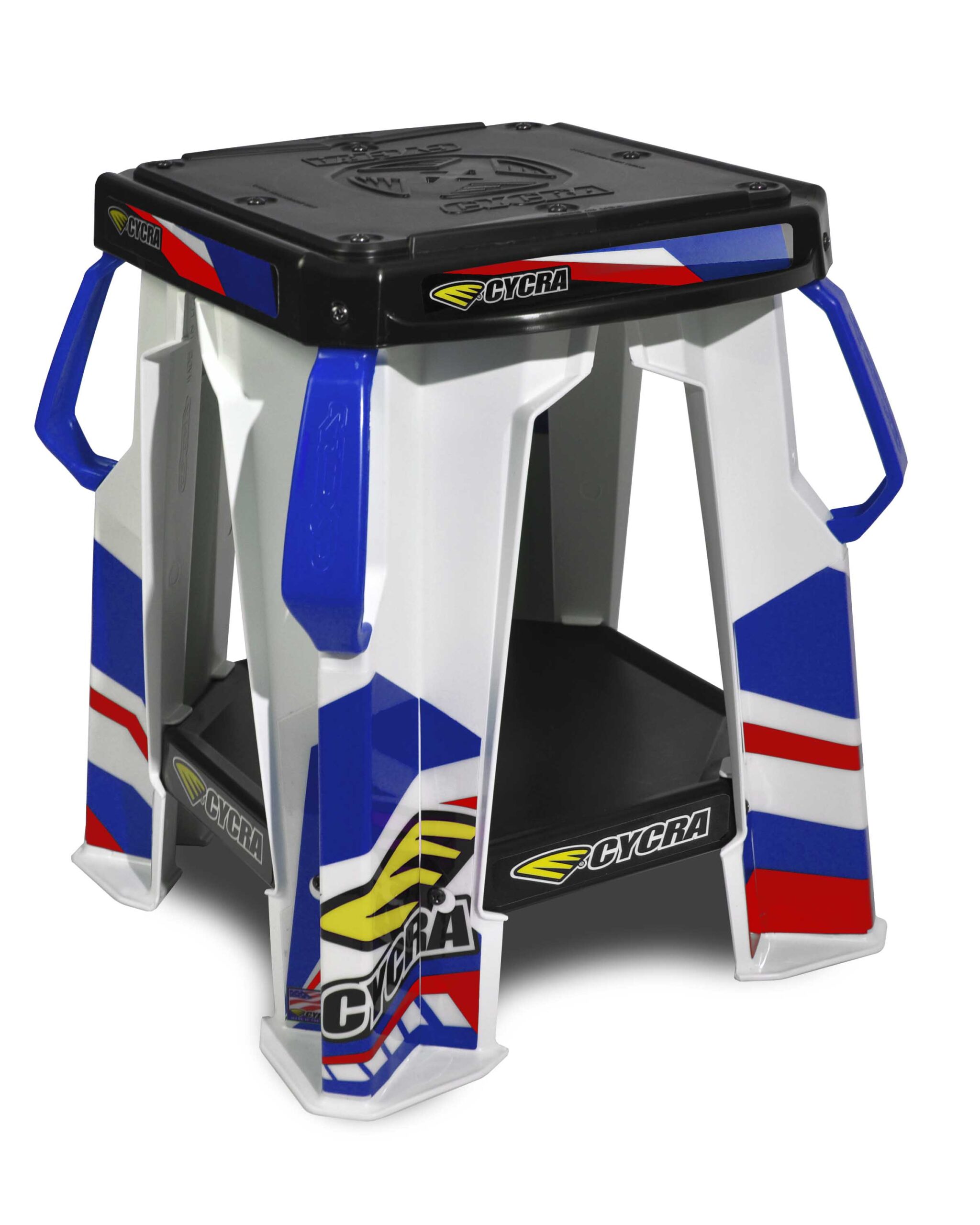 SPECIAL ED MOTO STAND WHT/BLU - Image 1