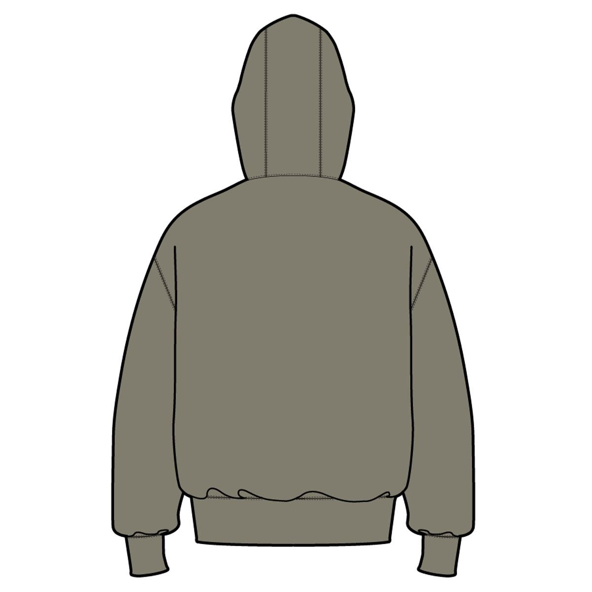Image Skull Fleece Pullover - Image 1