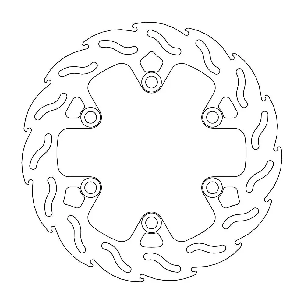 BRAKE DISC REAR MOTO MASTER FLAME HUSQVARNA KTM