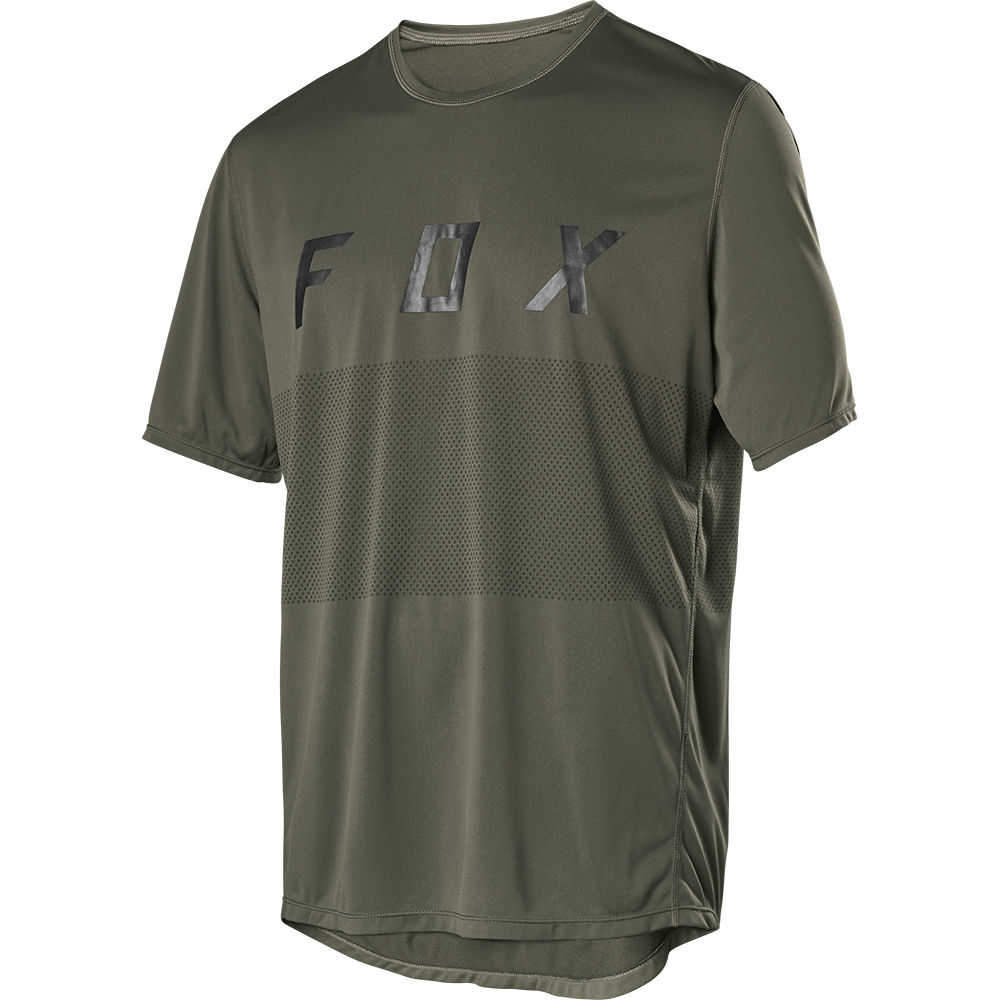 Jersey Fox Ranger Short Sleeve Olive Green - Image 1