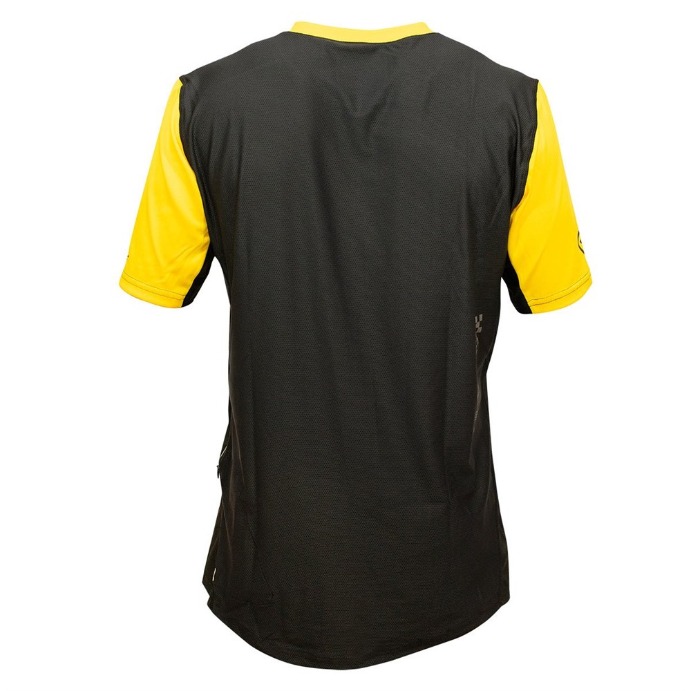Fasthouse Youth Alloy Star Short Sleeve Jersey Black/Gold - Image 2