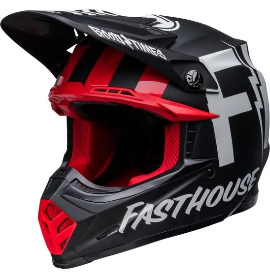 Bell Moto-9S Flex Fasthouse Tribe Motocross Helmet Black/White