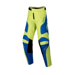 Alpinestars Youth Racer Veil Motocross Pants Yellow Fluoro/Blue - Image 1