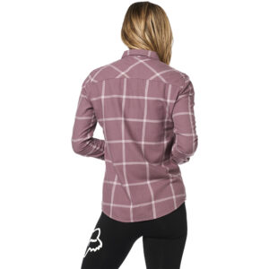 Flannel Fox Roost Ladies Purple - Image 2