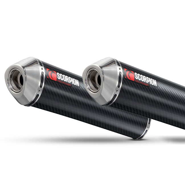 Honda CB 1100 XF (X11) 99-04 Round Slip-on Pair Carbon - Image 1