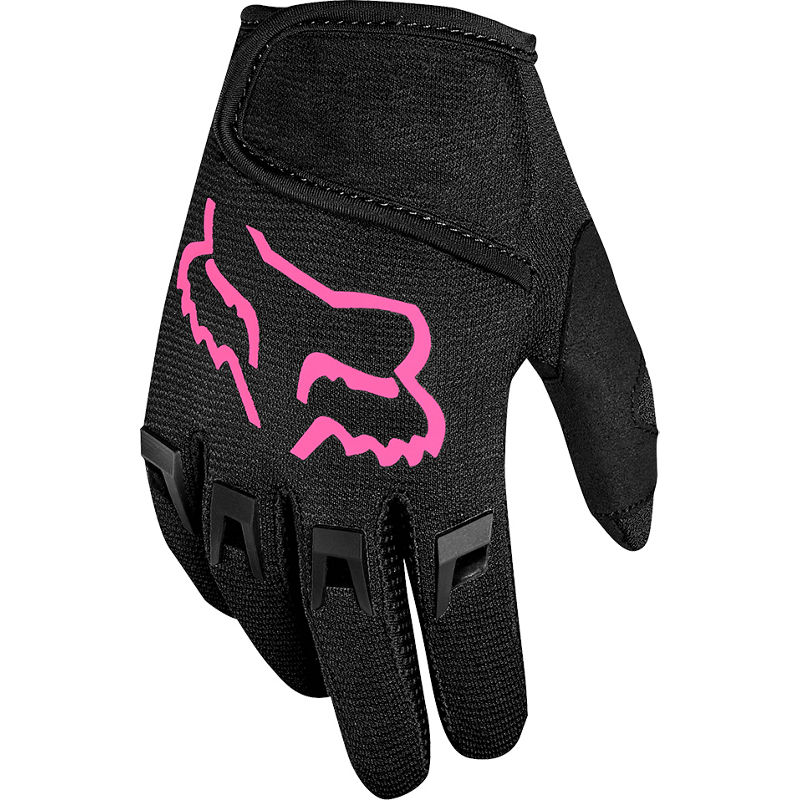 Fox Dirtpaw Motocross Gloves Kids Black/Pink - Image 1