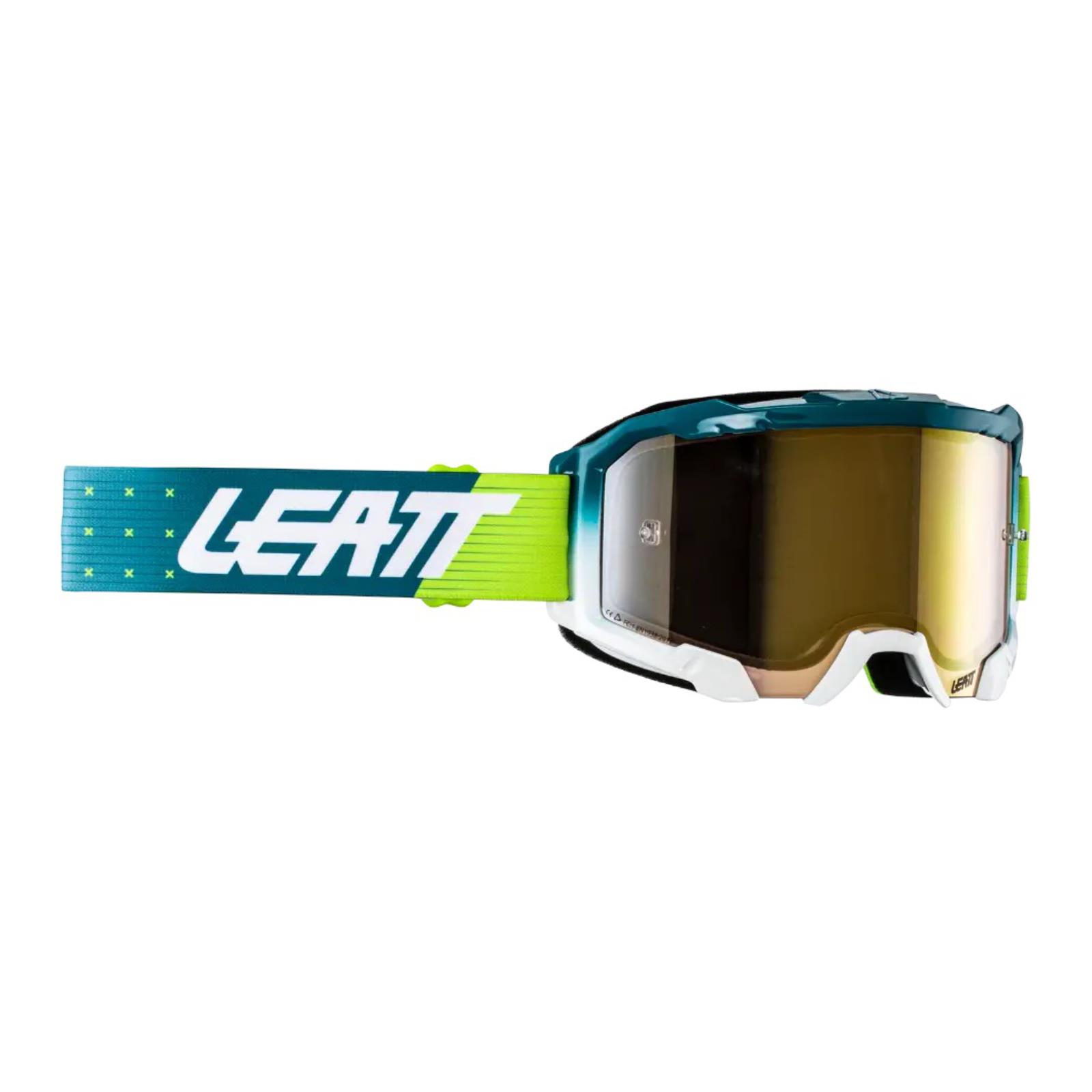 Leatt Velocity 4.5 Motocross Goggles Iriz Acid Fuel Bronze UC 68% - Image 1