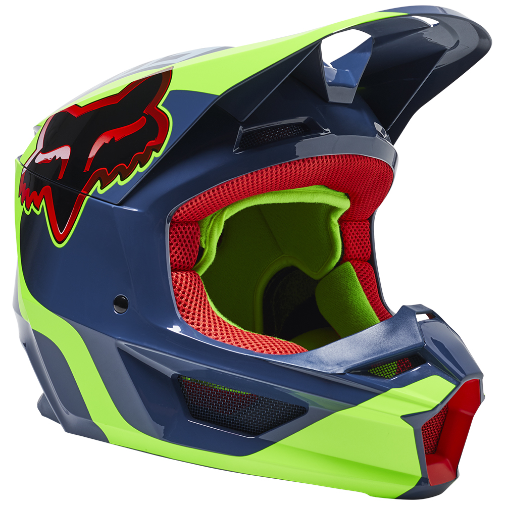 Fox Youth V1 Venz Helmet Dark Indigo - Image 1