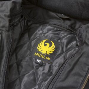 Merlin Ashley Wax Road Jacket Ladies Black - Image 2