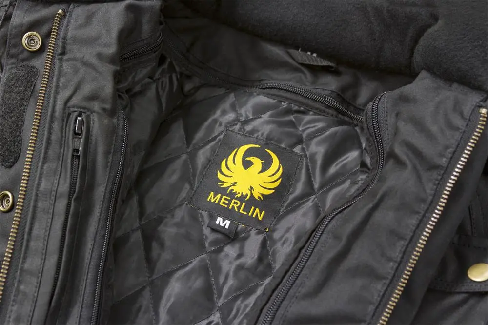 Merlin Ashley Wax Road Jacket Ladies Black