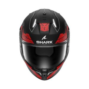 Shark SKWAL i3 RHAD Road Helmet Matte Black/ Charcoal/ Red - Image 2
