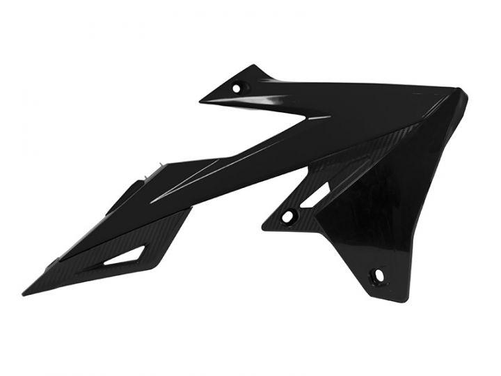 RADIATOR SHROUDS SUZUKI RMZ250 19-20 RMZ450 18-20   BLACK - Image 1