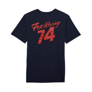 Fox Scripted Premium Tee Midnight Blue - Image 2