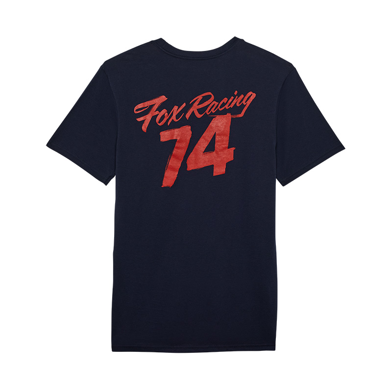 Fox Scripted Premium Tee Midnight Blue - Image 2