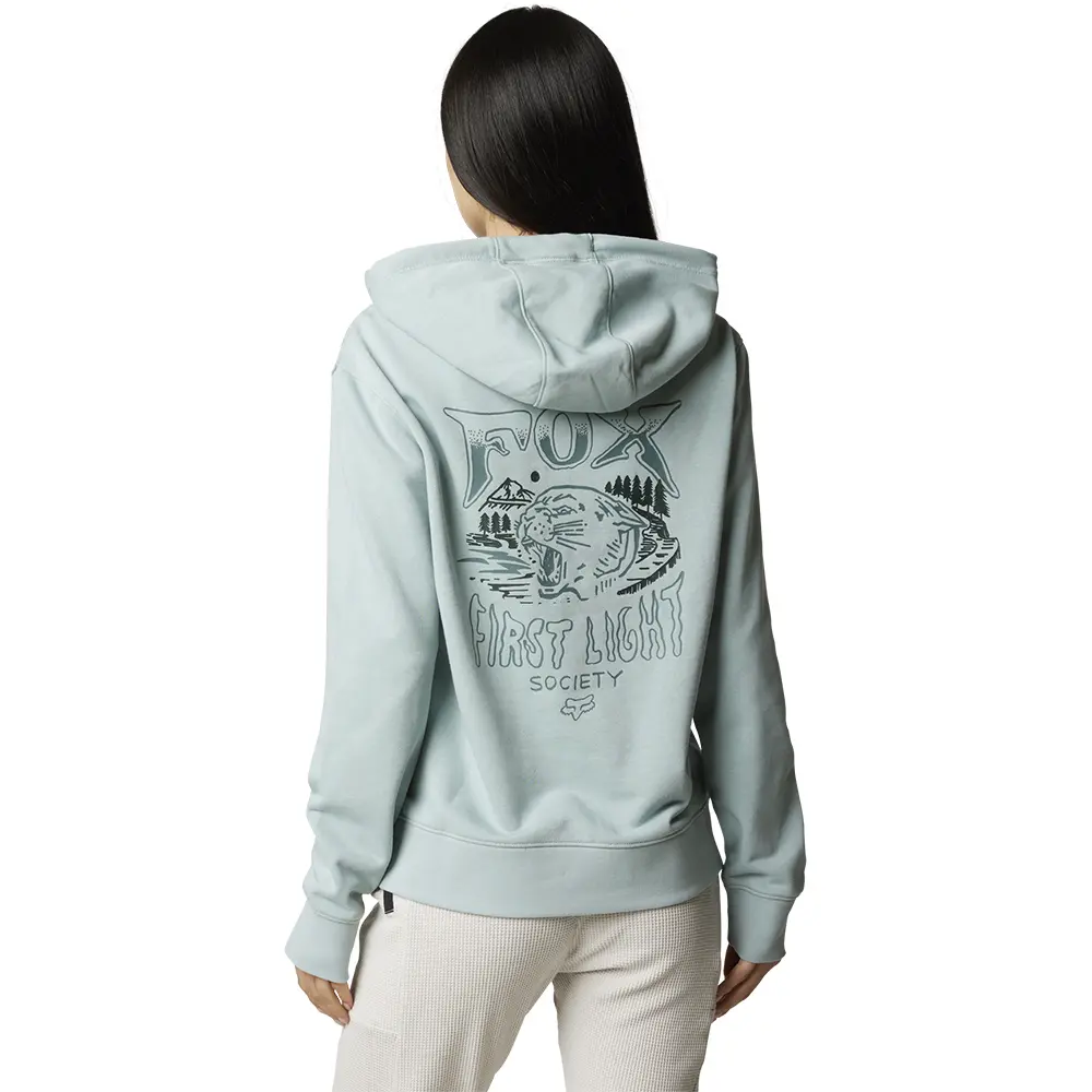 Fox Torerro Pullover Fleece Hoody Ladies Gunmetal