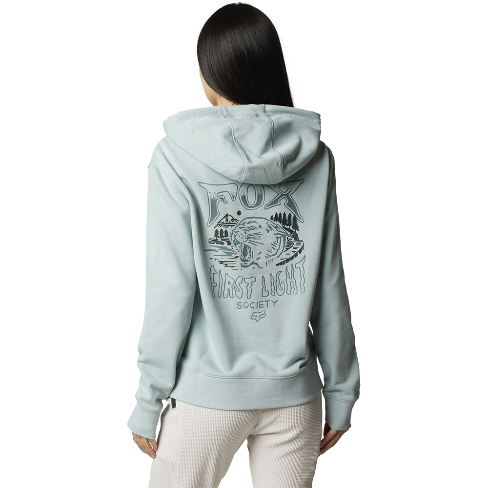 Fox Torerro Pullover Fleece Hoody Ladies Gunmetal - Image 2