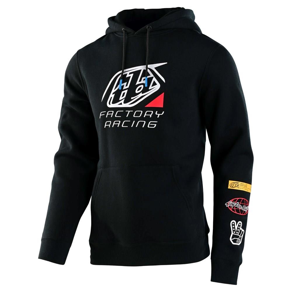 Troy Lee Designs Factory Icon Hoodie Black - Image 1