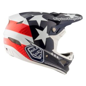 Helmet Troy Lee D3 AS MIPS Carbon Freedom Blue - Image 2