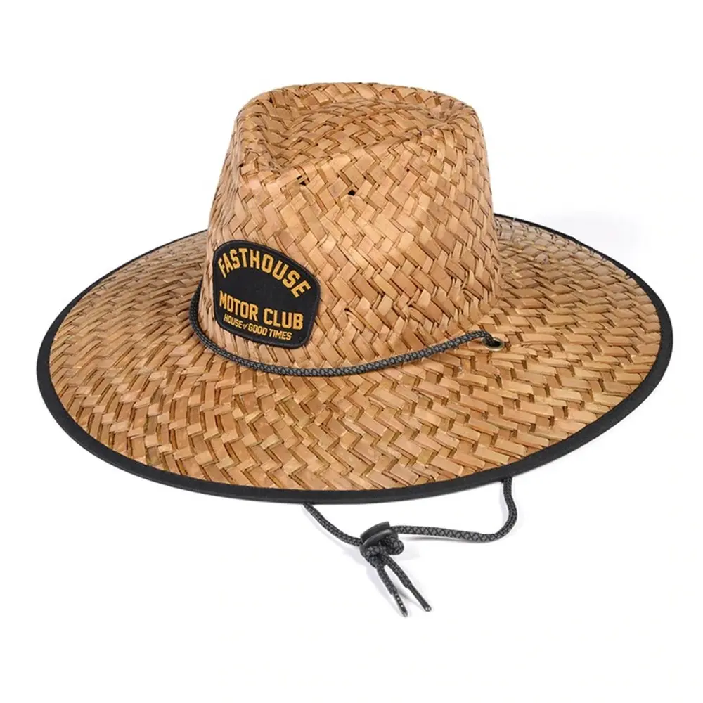 Fasthouse Brigade Straw Hat Dark Brown - One Size