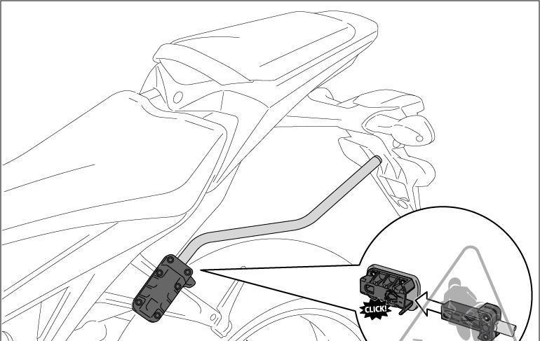 Motech Quick Lock Spacer Bar for Blaze Panniers - Image 1
