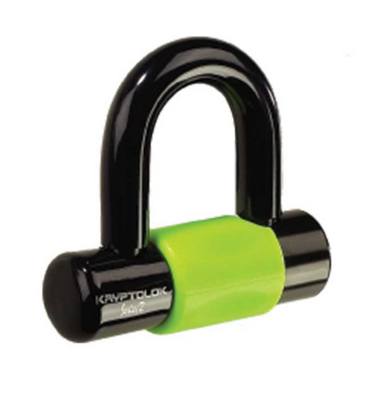 KRYPTONITE KRYPTOLOK DISC LOCK - BLK-HI VIS (3C) - Image 1