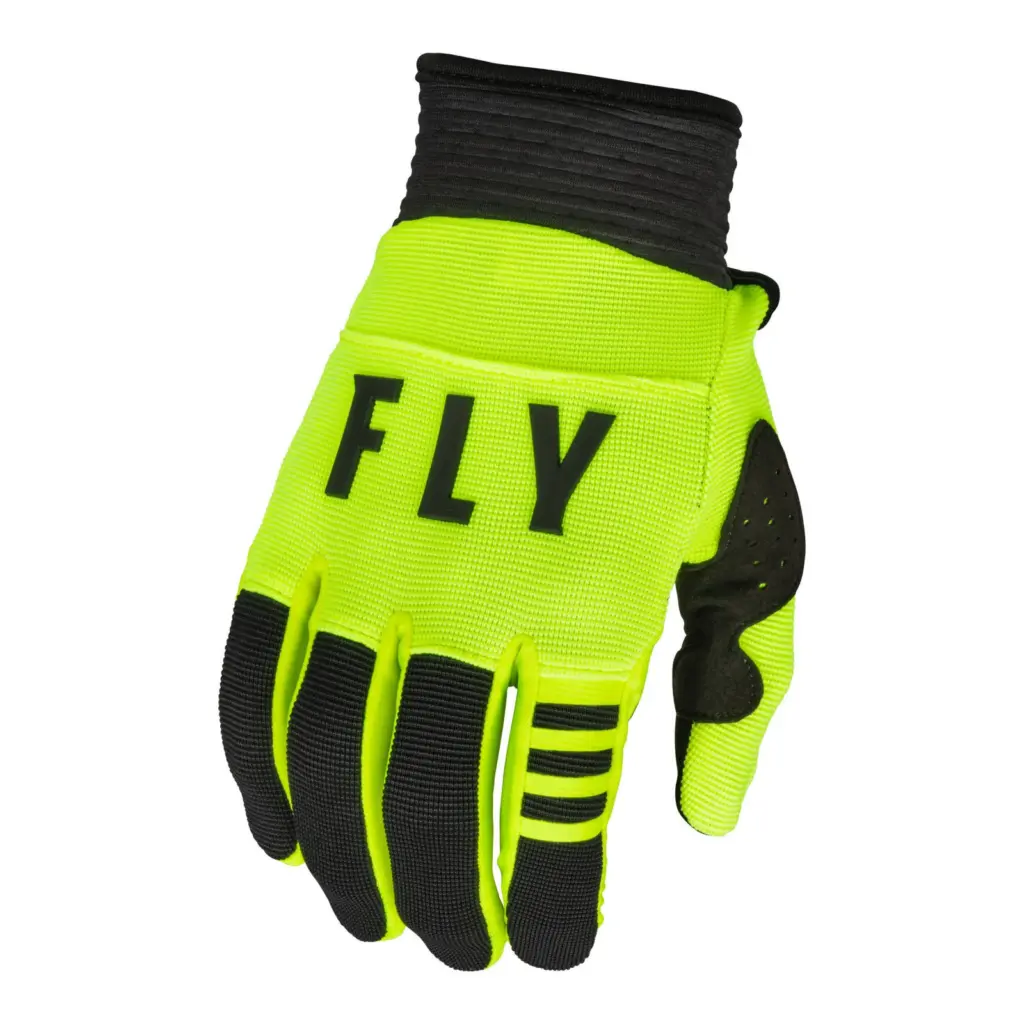 Fly F-16 Motocross Gloves Youth Hi-Vis/Black