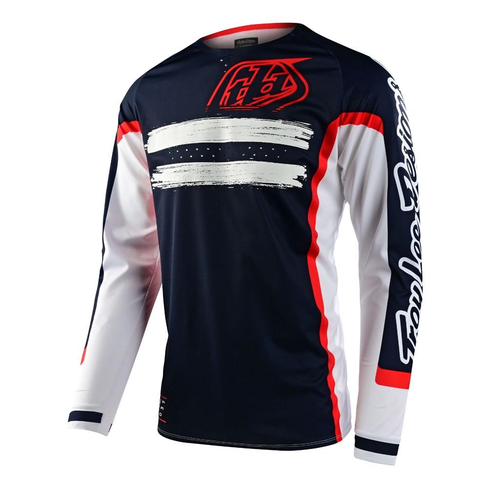 Troy Lee Designs SE Pro Marker Motocross Jersey Navy / Red - Image 1
