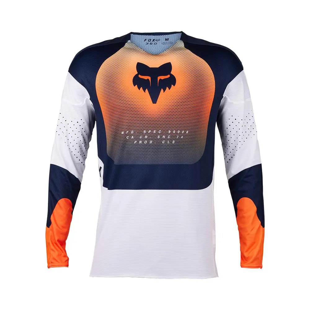 Fox 360 Revise Motocross Jersey Navy/Orange